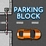 Zablokowany parking